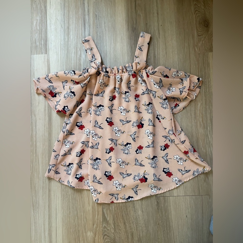 Light pink floral top